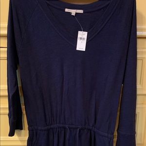 Navy dropwaist dress